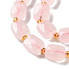 Natural Rose Quartz Beads Strands G-H061-A05-01-4