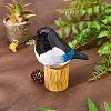 Wooden Birds and Tree Stump Ornaments JX730A-4