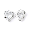 Brass Micro Pave Cubic Zirconia Charms KK-L208-06P-07-1