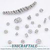 Unicraftale 40Pcs 4 Style 316 Surgical Stainless Steel Spacer Beads RB-UN0001-07-6