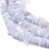 Natural Blue Lace Agate Beads Strands G-O187-02-3