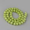 Synthetic Crackle Quartz Beads Strands GLAA-S134-10mm-18-2