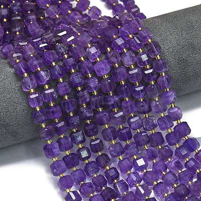 Natural Amethyst Beads Strands G-K389-A16-01-1