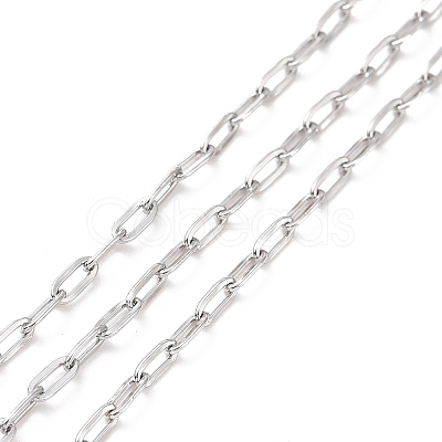 Tarnish Resistant 304 Stainless Steel Cable Chains CHS-C002-03P-03-1