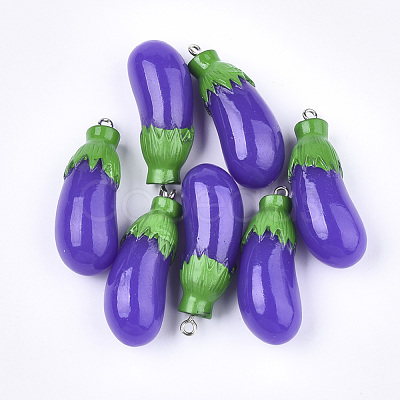 Resin Pendants RESI-T028-41-1