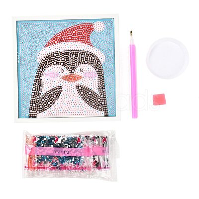 DIY Christmas Theme Diamond Painting Kits For Kids DIY-F073-12-1