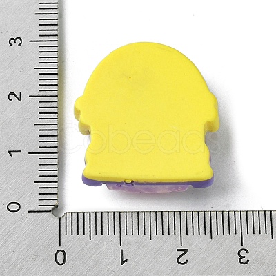 Opaque Resin Decoden Cabochons RESI-C045-01B-1