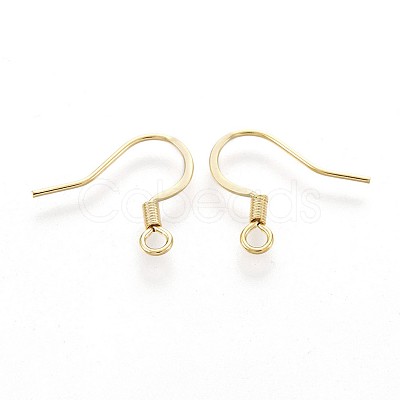 316 Surgical Stainless Steel French Earring Hooks STAS-P221-02G-1