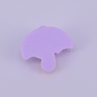 Opaque Frosted Resin Cabochon RESI-WH0009-08-1