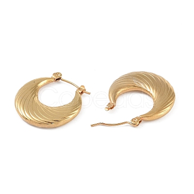 304 Stainless Steel Hoop Earring EJEW-K278-21G-1