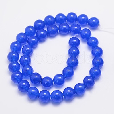 Natural & Dyed Malaysia Jade Bead Strands X-G-A146-10mm-A21-1