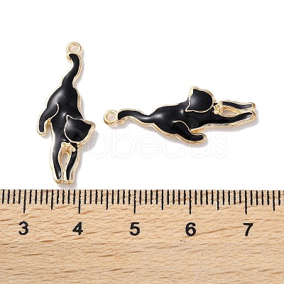 Alloy Enamel Pendants ENAM-O001-08H-G-1