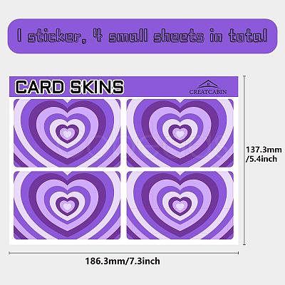 PVC Plastic Waterproof Card Stickers DIY-WH0432-087-1