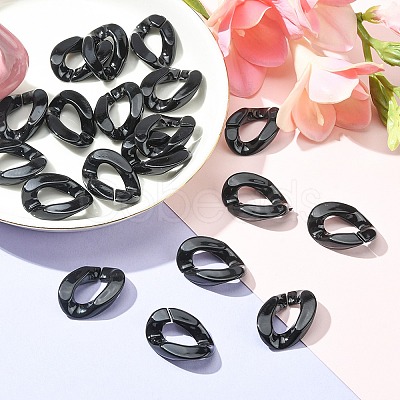 Opaque Acrylic Linking Rings OACR-YW0001-30-1