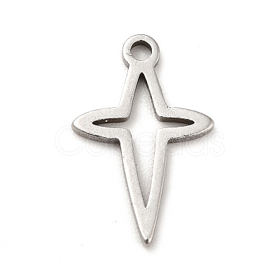 Non-Tarnish 201 Stainless Steel Pendants STAS-P312-15P-1