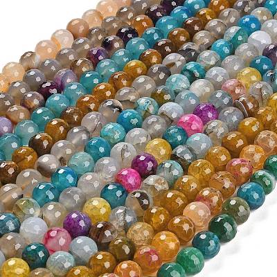 Natural Agate Beads Strands G-L595-A03-02A-1