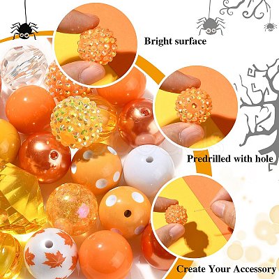 Opaque Acrylic Beads Set MACR-CJC0001-13B-04-1