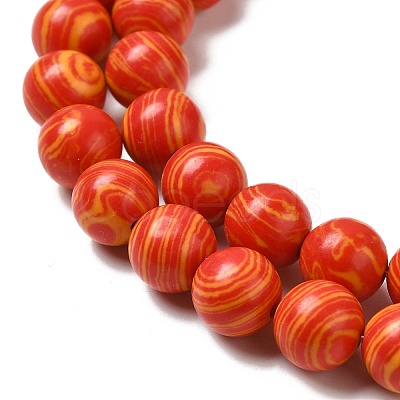 Synthetic Malachite Dyed Beads Strands G-P507-02A-02-1