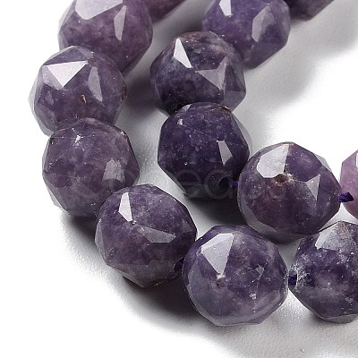 Natural Lepidolite Beads Strands G-NH0021-A07-02-1