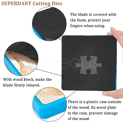 SUPERDANT 1Pc Wood Cutting Dies DIY-SD0001-93A-09-1