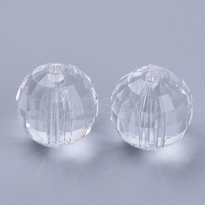 Transparent Acrylic Beads X-TACR-Q254-30mm-V01-1