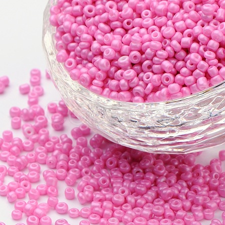(Repacking Service Available) Baking Paint Glass Seed Beads SEED-C024-C-K2-1