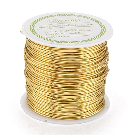 Copper Wire Copper Beading Wire for Jewelry Making CWIR-F001-G-0.7mm-1