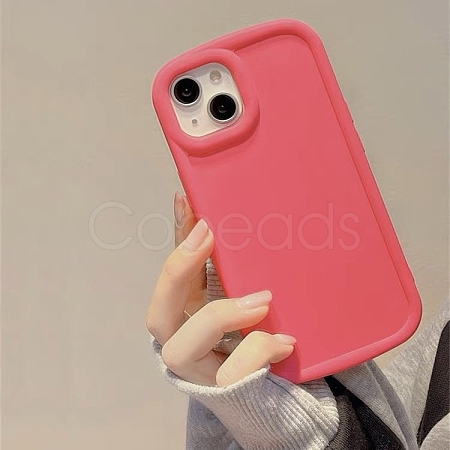 Candy Solid Color Matte Silicone Mobile Phone Cover PW-WG8646B-48-1