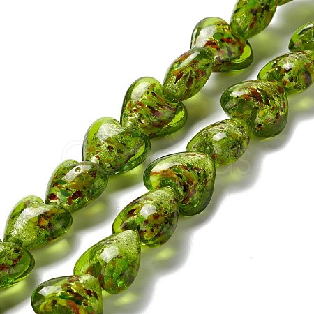 Handmade Lampwork Beads Strands LAMP-D015-09E-1