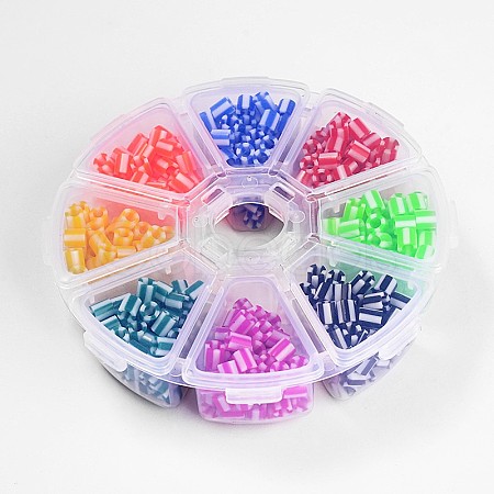 8 Color PE DIY Melty Beads Fuse Beads Refills DIY-X0238-B-1