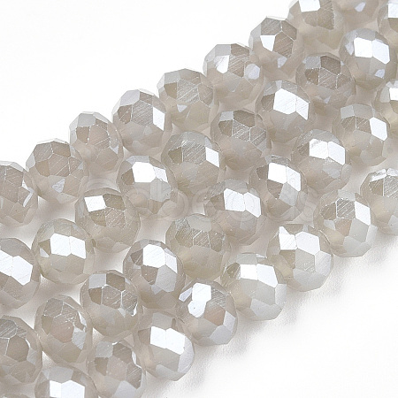 Electroplate Glass Beads Strands EGLA-A044-J3mm-A10-1