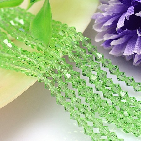 Faceted Imitation Austrian Crystal Bead Strands G-M180-4mm-16A-1