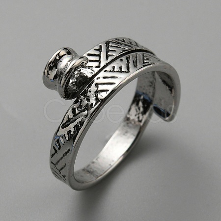 Alloy Cuff Rings RJEW-WH0011-23A-AS-1