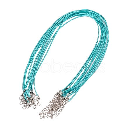 Waxed Cord Necklace Making X-NCOR-T001-12-1