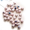 Handmade Porcelain Beads, Star, Pink, 17mm, Hole: 2mm