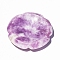 Natural Lepidolite Worry Stone for Anxiety, Flower, 38x38x7mm