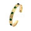 Rack Plating Brass Cuff Bracelets for Women BJEW-M040-12G-02-1