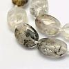 Natural Lodolite Quartz Beads Strands G-G695-14-3