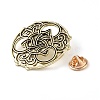 Tibetan Style Alloy Brooches JEWB-O016-01AB-2