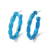 Ring Acrylic Stud Earrings EJEW-P251-29-2