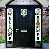 Polyester Hanging Sign for Home Office Front Door Porch Decorations HJEW-WH0023-004-5