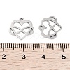 Non-Tarnish 316 Stainless Steel Charms STAS-C096-12A-P-3