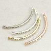 Mixed Alloy Grade A Crystal Rhinestone Curved Tube Links connectors X-RB-B067-A01M-1
