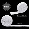 Gorgecraft 10 Yards Non-slip Transparent Silicone Polyester Elastic Band SRIB-GF0001-26B-01-2