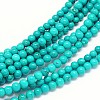 Natural Howlite Round Bead Strands X-TURQ-E022-38B-4mm-1