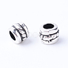 Tibetan Style Alloy Spacer Beads TIBE-Q063-60AS-RS-1