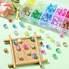 200Pcs 10 Colors Baking Painted Crackle Glass Bead Strands CCG-YW0001-17-6