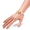 Acrylic Imitation Pearl Stretch Bracelet BJEW-JB08447-01-3