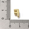 Rack Plating Brass Micro Pave Clear Cubic Zirconia Beads KK-G500-30G-F-3