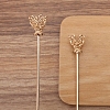 Flower Alloy Hair Stick Finding PW-WGEA70F-03-1